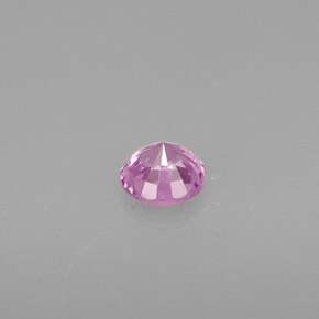 Sapphire Gemstone in 4.6 mm Size for Sale, Sapphire Stone in Pinkish Purple Color