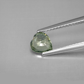 Sapphire Gemstone in 6 x 6 mm (calibrated) Size for Sale, Sapphire Stone in Green Color