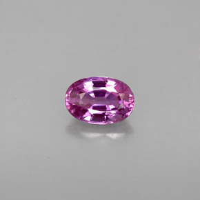 0.69 ct Violet Sapphire Gemstone, Sapphire Gem in Oval Facet Shape for Sale.