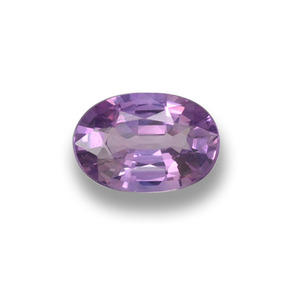 0.52 ct Violet Sapphire Gemstone, Sapphire Gem in Oval Facet Shape for Sale.