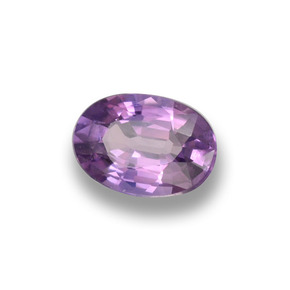 0.52 ct Violet Sapphire Stone, Natural Sapphire in Oval Facet Shape for Sale