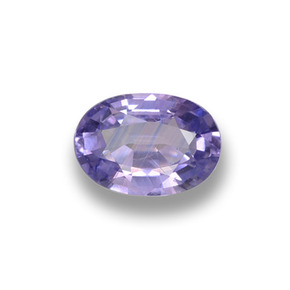 0.55 ct Violet Sapphire Gemstone, Sapphire Gem in Oval Facet Shape for Sale.