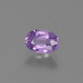 0.66 ct Violet Sapphire Stone, Natural Sapphire in Oval Facet Shape for Sale