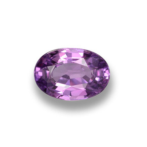 0.59 ct Violet Sapphire Gemstone, Sapphire Gem in Oval Facet Shape for Sale.