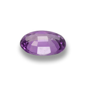Sapphire Gemstone in 5.9 x 4.1 mm Size for Sale, Sapphire Stone in Pinkish Purple Color