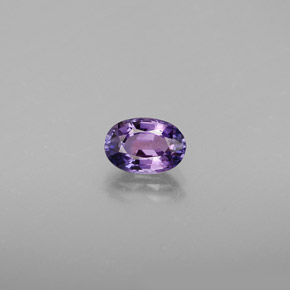 0.64 ct Violet Sapphire Gemstone, Sapphire Gem in Oval Facet Shape for Sale.