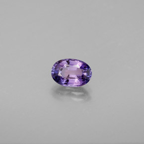0.64 ct Violet Sapphire Stone, Natural Sapphire in Oval Facet Shape for Sale