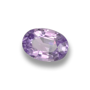 0.64 ct Violet Sapphire Stone, Natural Sapphire in Oval Facet Shape for Sale