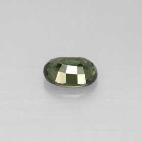 Sapphire Gemstone in 6 x 5.1 mm Size for Sale, Sapphire Stone in Green Color