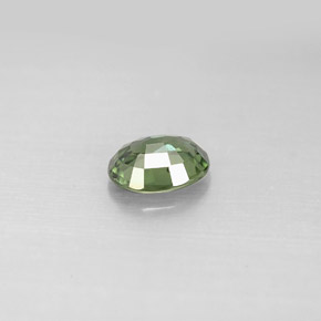 Sapphire Gemstone in 6.2 x 4.8 mm Size for Sale, Sapphire Stone in Bluish Green Color