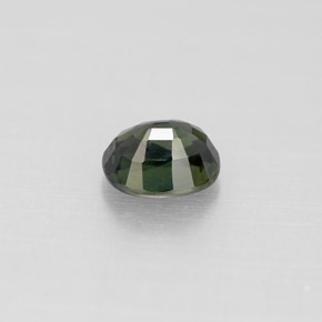 Sapphire Gemstone in 5.9 x 4.8 mm Size for Sale, Sapphire Stone in Green Color