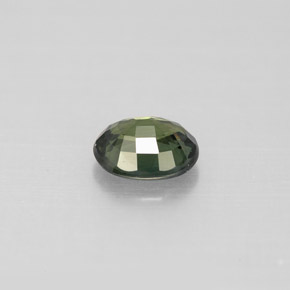 Sapphire Gemstone in 5.9 x 4.9 mm Size for Sale, Sapphire Stone in Green Color