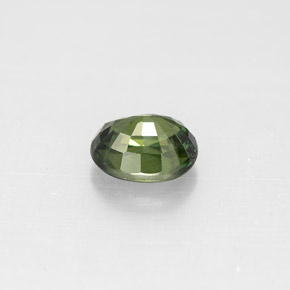 Sapphire Gemstone in 6 x 5 mm Size for Sale, Sapphire Stone in Green Color