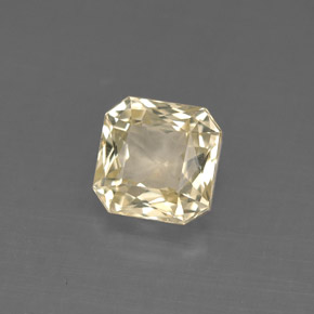 1.33 ct Yellow Sapphire Gemstone, Sapphire Gem in Octagon / Scissor Cut Shape for Sale.
