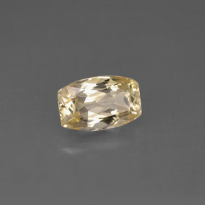 1.72 ct Yellow Sapphire Stone, Natural Sapphire in Barrel Shape for Sale