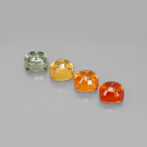 Sapphire Gemstones in 4.7 x 4.6 mm Size for Sale, Sapphire Stones in Multicolor Color