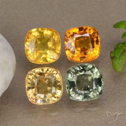 Multicolor Zafiro Gema - 0.7ct Corte en Forma Cojín (ID: 292798)