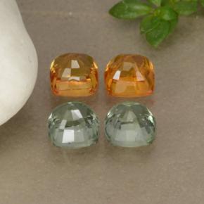 Sapphire Gemstones in 4.2 x 4.2 mm Size for Sale, Sapphire Stones in Multicolor Color