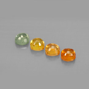 Sapphire Gemstone in 4.1 x 4.1 mm Size for Sale, Sapphire Stone in Multicolor Color