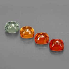 Sapphire Gemstone in 4.3 x 4.3 mm Size for Sale, Sapphire Stone in Multicolor Color