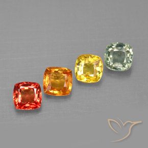 Многоцветный Сапфир Камень - 0.4ct Огранка Подушечка (ID: 294130)