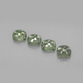 Sapphire Gemstone in 4.5 x 4.5 mm Size for Sale, Sapphire Stone in Green Color