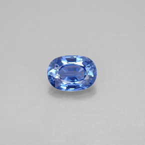 1.05 ct Blue Sapphire Gemstone, Sapphire Gem in Oval Facet Shape for Sale.