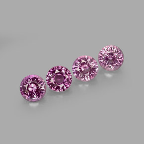 1.29 ct Violet Sapphire Gemstone, Sapphire Gem in Round Facet Shape for Sale.