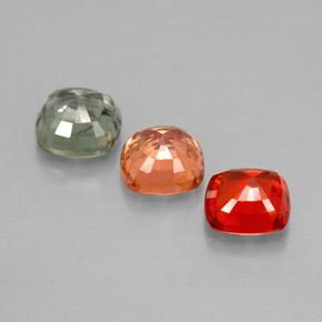 Sapphire Gemstone in 4.6 x 4.5 mm Size for Sale, Sapphire Stone in Multicolor Color