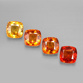 2.27 ct Multicolor Sapphire Gemstone, Sapphire Gem in Cushion-Cut Shape for Sale.