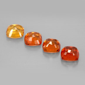 Sapphire Gemstone in 4.5 x 4.5 mm Size for Sale, Sapphire Stone in Multicolor Color