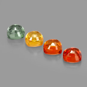 Sapphire Gemstone in 4.2 x 4.1 mm Size for Sale, Sapphire Stone in Multicolor Color