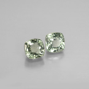1.20 ct Green Sapphire Stone, Natural Sapphire in Cushion-Cut Shape for Sale