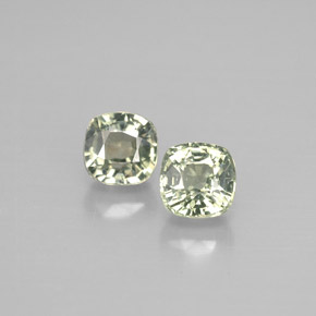 1.09 ct Green Sapphire Gemstone, Sapphire Gem in Cushion-Cut Shape for Sale.