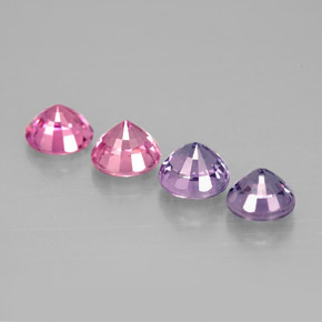 Sapphire Gemstone in 4 mm (calibrated) Size for Sale, Sapphire Stone in Multicolor Color