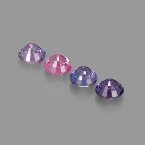 Sapphire Gemstone in 4.1 mm Size for Sale, Sapphire Stone in Multicolor Color