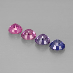 Sapphire Gemstone in 4 mm (calibrated) Size for Sale, Sapphire Stone in Multicolor Color