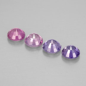 Sapphire Gemstone in 4 mm (calibrated) Size for Sale, Sapphire Stone in Multicolor Color