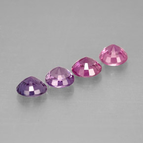 Sapphire Gemstone in 4 mm (calibrated) Size for Sale, Sapphire Stone in Multicolor Color