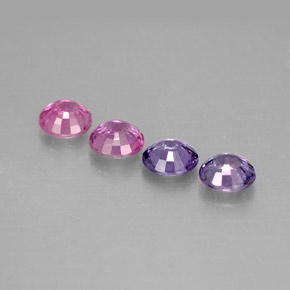 Sapphire Gemstone in 4 mm (calibrated) Size for Sale, Sapphire Stone in Multicolor Color