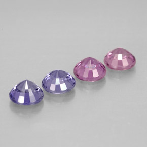 Sapphire Gemstone in 4 mm (calibrated) Size for Sale, Sapphire Stone in Multicolor Color