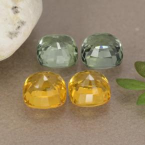 Sapphire Gemstones in 4.6 x 4.6 mm Size for Sale, Sapphire Stones in Multicolor Color