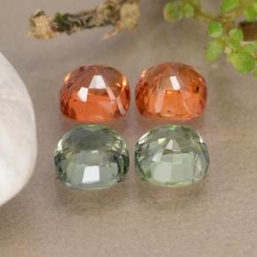 Sapphire Gemstones in 4.5 x 4.5 mm Size for Sale, Sapphire Stones in Multicolor Color