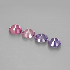 Sapphire Gemstone in 4.1 mm Size for Sale, Sapphire Stone in Multicolor Color