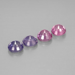 Sapphire Gemstone in 4 mm (calibrated) Size for Sale, Sapphire Stone in Multicolor Color