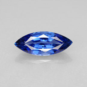 2.69 ct Blue Sapphire Gemstone, Sapphire Gem in Marquise Facet Shape for Sale.