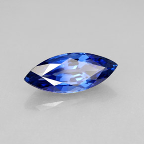 2.69 ct Blue Sapphire Stone, Natural Sapphire in Marquise Facet Shape for Sale
