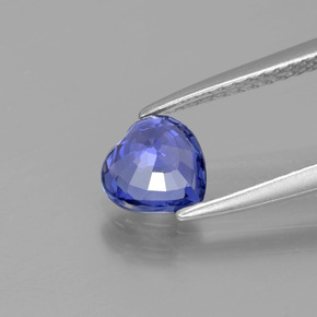 Sapphire Gemstone in 6 x 6 mm (calibrated) Size for Sale, Sapphire Stone in Violet Blue Color
