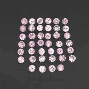 0.74 ct Pink Sapphire Gemstone, Sapphire Gem in Round Facet Shape for Sale.