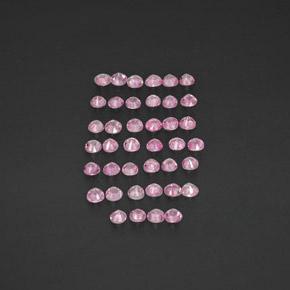 Sapphire Gemstone in 1.5 mm Size for Sale, Sapphire Stone in Pink Color